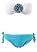 New Women Girl Bikini Suit Sexy Tassel PAD Bandeau Top BIKINI Bottom Swimsuit Swimwear S M L hot 131 (L)