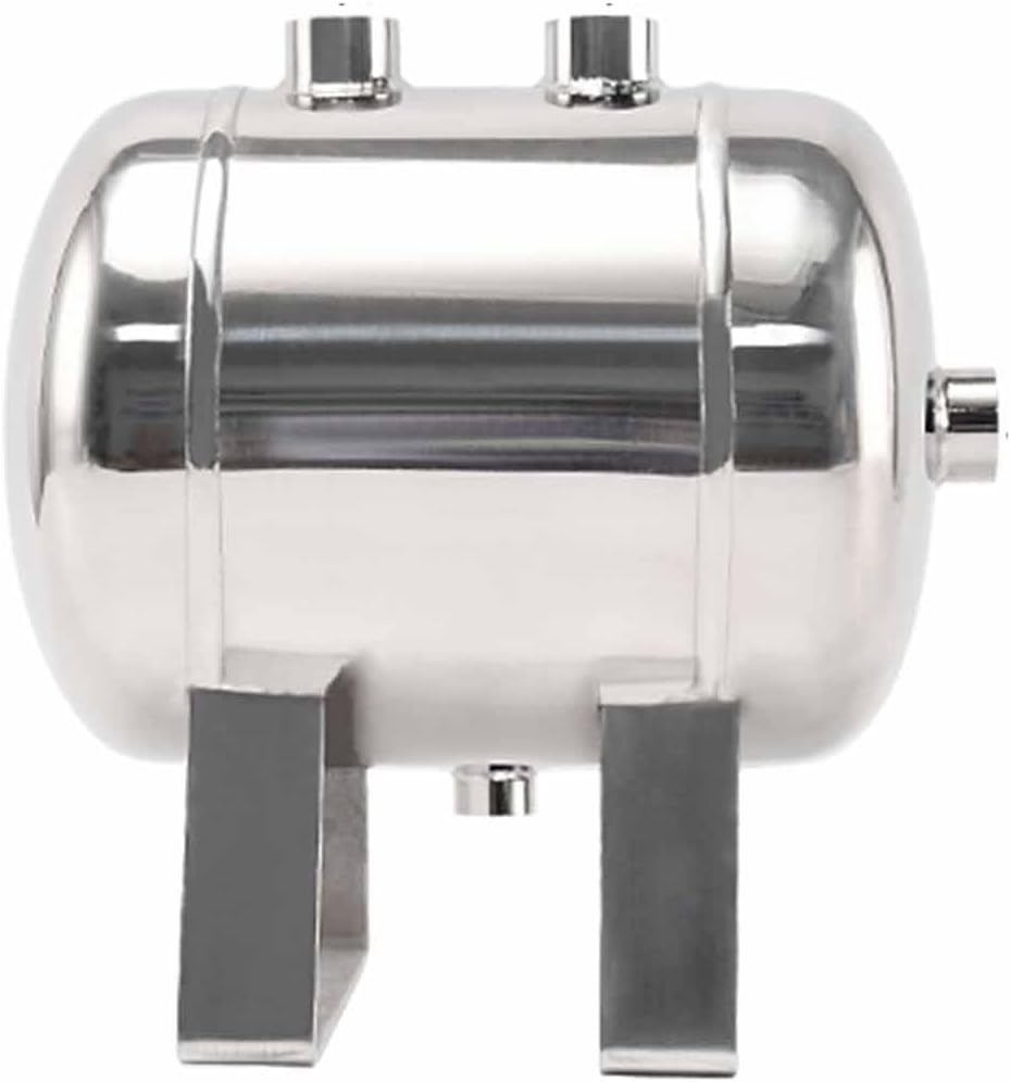 High-Pressure 40L Air Compressor Reservoir Tank - 304 Stainless Steel with Accessories, Ideal for Automation Equipment, Durable & Corrosion-Resistant (10.6 Gal, Style A)