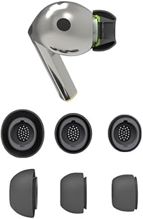 Ear Tips for Galaxy Buds 3 Pro Eartips Earbud(2024),3Pairs Silicone Replacement Eartips with Dust Shield Compatible with Samsung Galaxy Buds 3 Pro SM-R630N,Fits Charging Case-S/M/L