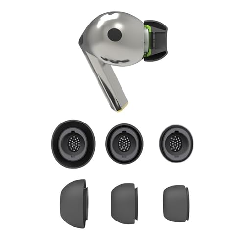 Ear Tips for Galaxy Buds 3 Pro Eartips Earbud(2024),3Pairs Silicone Replacement Eartips with Dust Shield Compatible with Samsung Galaxy Buds 3 Pro SM-R630N,Fits Charging Case-S/M/L