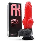 Dildo realistici in Silicone,Plug per Dildo Annodato FAAK Orc,6.5'' inseribile di medie dimensioni masturbazione fantasia sex toy rosso birichino,FAAK dildo e giocattoli anali