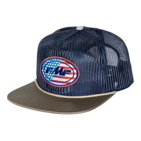 FMF Split Flag Hat (US, Alpha, One Size, Navy) Cover