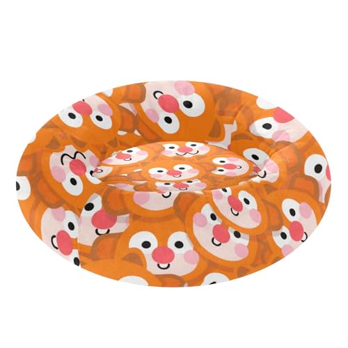 Lit pour chat orange taille M pour offrir du bonheur à votre félin