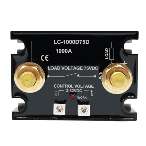 Relais CC Tension 1000A SSR Haute Puissance pour Commutation Moteur sans Arc