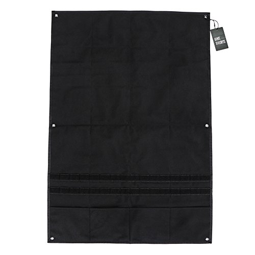 OneTigris Patches Display Panel, Durable Foldable Tactical Morale Patches Holder (Black)