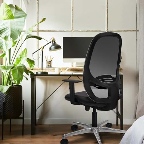 Chaise de bureau inclinable orange fauteuil ergonomique synchrone