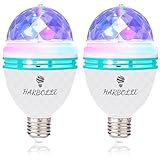 HARBOLLE 2 Pack RGB Color Rotating...