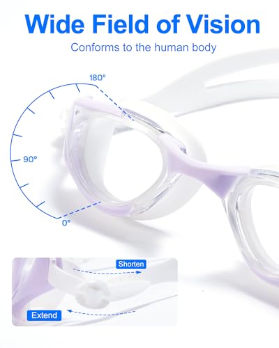 Image of Swim Goggles, Super Clear View,Goggles Swimming Adult, Suitable for All Kinds of Swimming Programs