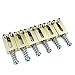 Kaynes 6PCS 10.5mm Guitar Bridge Saddles – Brass Tremolo Bridges Saddle for Fender Telecaster Tele TL Stratocaster Strat ST Style Electric Guitar Replacement (10.5MM)
