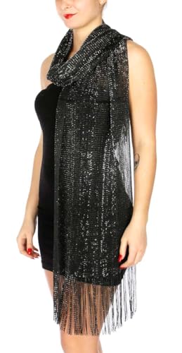 SERENITA Evening Shawl Wrap for Dress. Large Metallic Wedding Bridal Party Fishnet Soft Scarf3
