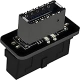 Bejavr USB 3.2 Gen 1 to USB 3.2 Gen 2 Header Adapter Front Panel Connector Motherboard 19Pin USB 3.0 to Type-E/USB C