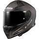 Carbonhelm LS2 VECTOR II CARBON Matt, Integraler Motorradhelm