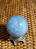 天然石 アクアマリン スフィア 24.4㎜ 王冠台座