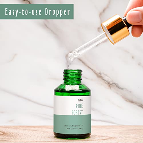Image of Pine Forest Fragrance Oil, MitFlor Single Scented Oil, 30ml Large Size Premium Fragrance Oil for Soap & Candle Making, Aromatherapy Essential Oil for Diffuser, Fresh Woody Scent for Home Fragrance