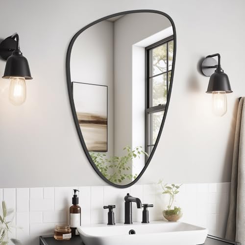 WallBeyond Asymmetrical Mirror, Irregular Wall Mirror, Wall Mirrors Decorative for