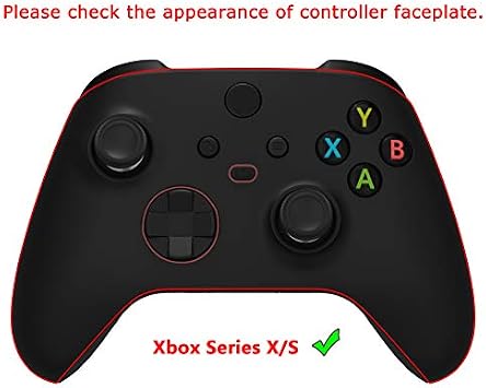 eXtremeRate Purple ThumbsGear Interchangeable Ergonomic Thumbstick + Replacement Buttons for Xbox Series S/X Controller