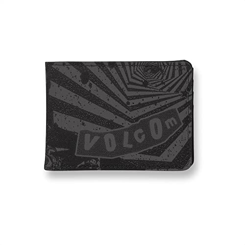 Volcom Men's Post Bifold Wallet, Black