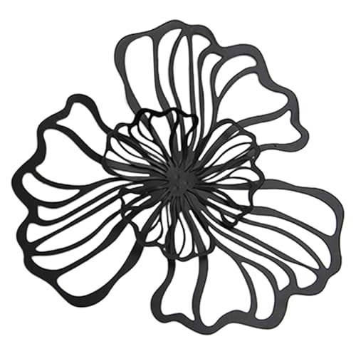 Vdaxvme Eleganter Blumen Wandbehang Aus Metall Mit Doppelschichtigem Blumenschild Für Moderne Häuser Ästhetisch Für Kunstliebhaber Hausfrau Ausgehöhlter Wandbehang