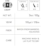 Lion Brand Yarn (1 Truboo Sparkle Yarn, Prune