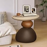 Small Side Table,Sofa Side Table, Bedside Cabinet, Decorative Bedside Cabinet, Modern Coffee Table, Suitable for Bedroom, Living Room, Balcony