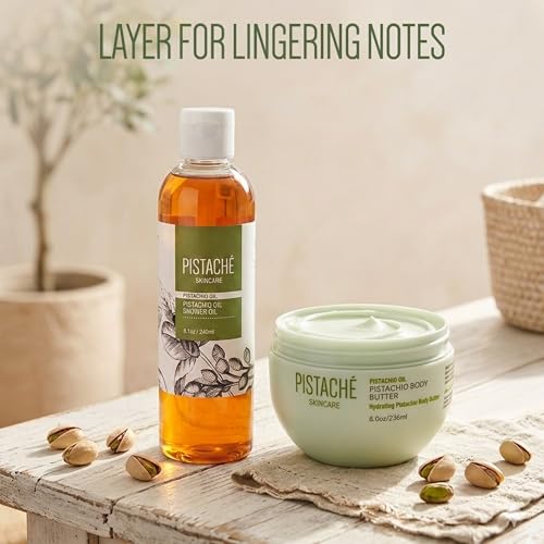 PISTACHÉ SKINCARE Cleansing Shower Oil, Moisturizing Body Wash, 8.1oz by Pistaché Skincare - Used condition - Image 6