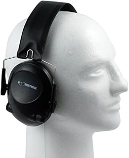 Boomstick Gun Accessories Electronic Low Profile Noise Cancelling Over The Head Folding Earmuff