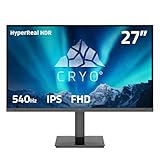 Chillblast Cryo Vision 27-Inch IPS Gaming Monitor - FHD 1080p / 540Hz - 1ms Response Time - HyperReal HDR - G-Sync/FreeSync - 100% sRGB accuracy - Height, Tilt, and Swivel Adjustable | Black