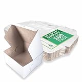 Southern Champion Tray 0977 Premium Clay Coated Kraft Paperboard White Non-Window Lock Corner Bakery Box, 10