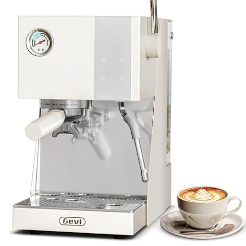 Gevi 20 Bar Professional Espresso Machines for Latte/Cappuccino,White — $299.98 (17% off)