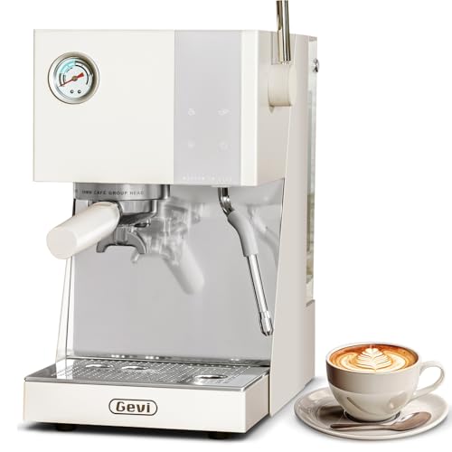 Gevi Espresso Machine with OPV and Dual Display