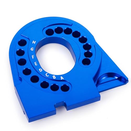 Support moteur TRX4 en aluminium CNC bleu | Pièce de modification crawler 1/10