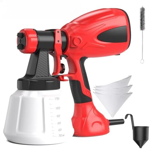 Pistolet Peinture HVLP 650W, Pistolet Peinture Électrique de 1200...