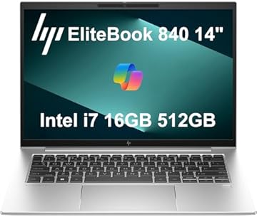 HP EliteBook 840 G10 Business Laptop (14" FHD+ Anti-Glare, Intel 10-Core i7-1355U, 16GB DDR5 RAM, 512GB SSD) Backlit, 2 x Thunderbolt 4, 5MP IR Webcam, BO Audio, Wolf Security, Win 11 Pro w/ Copilot