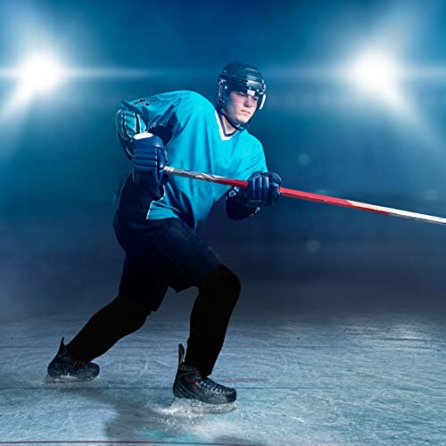 Janmercy 3 Pairs L Size Solid Color Hockey Socks Dry Fit Practice Ice Hockey Socks For Men Youth Adults Exercise Sports, Black #TOP5