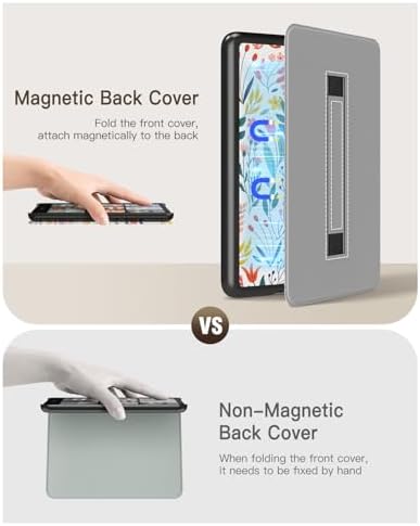 MoKo Case for 7" Kindle Paperwhite 12th Gen 2024 & Colorsoft, Flowers — view 3
