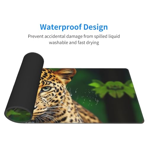 Tapis de souris confortable léopard pour votre ordinateur portable - 5