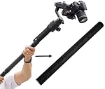 Stabilizer Extension Rod, Carbon Fiber Extension Pole with 1/4 Inch Thread Mount for DJI Ronin S, for Ronin SC, for OSMO Mobile 3, for ZHIYUN Crane 2 V2, etc.