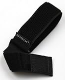 El velcro elástico se estira para ajustarse a cualquier bíceps, pantorrilla, etc., de entre 23 y 48 cm.