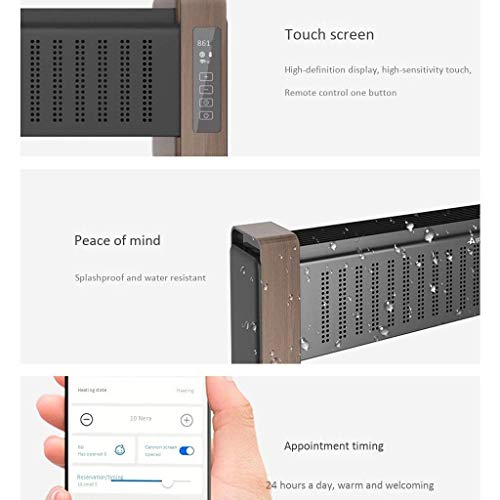 Kxa Baseboard Heater Greenhouse Electric Heaters,Baseboard Heater Remote Control Intelligent Energy Saving Convection Floor Heating Convector Heaters #TOP6
