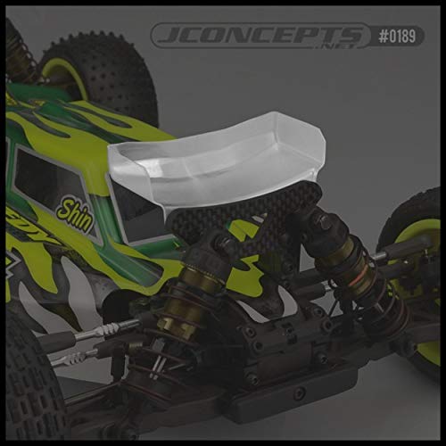 JConcepts 0189 Aero Front Wing Narrow Clear (2) Yokomo YZ4-S