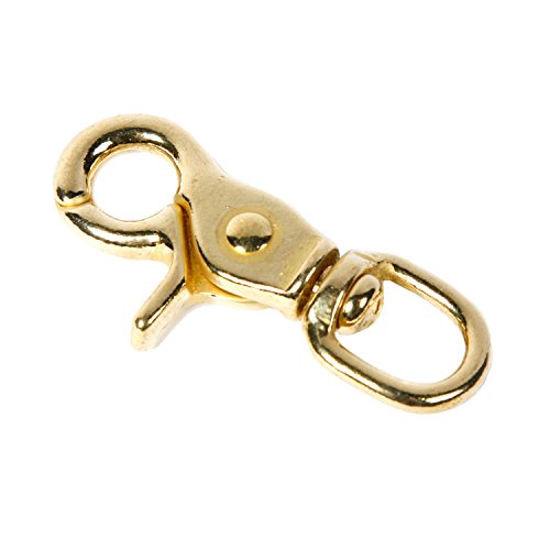 Koch Industries 2246371 Swivel Round Eye Trigger Snap, 2-1/2-Inch with 1/2-Inch Eye, Bronze Finish