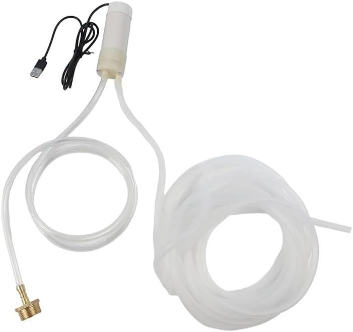 USB Powered Mini Submersible Water 4L/min with Low Power Consumption, Self-Priming for Aquarium Circulation and Systems, Portable(5Meter)