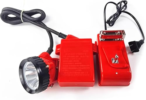 CAJUCA Rechargeable Head-Mounted Miner Lamp Headlight Light LED, Miner Lamp Explosion Proof Headlight for Outdoor Professional