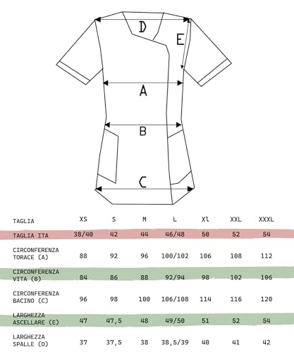 fratelliditalia.org Set für Damen, Jacke und Hose für Kosmetikerinnen, verschiedene Farben, Größen XS bis XXXL, personalisierbar, hergestellt in Italien, violett, S – Bild 3