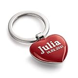 🔥 SCHÖN & PRAKTISCH - hochwertiger Herz-Anhänger als persönliches Liebesgeschenk für Damen & Herren | 6 x 3 x 1 cm | 99 g cm