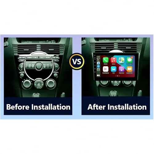 Radio Coche 2 DIN Android Auto Mazda RX-8 2003-2008 con pantalla Mirrorlink y Bluetooth multimedia 2
