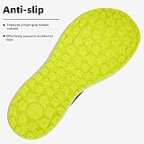 Geococcyx Buty sportowe, męskie, szerokie palce, oddychające, antypoślizgowe, do noszenia na co dzień i na zewnątrz, ciemnoszary, 45 EU