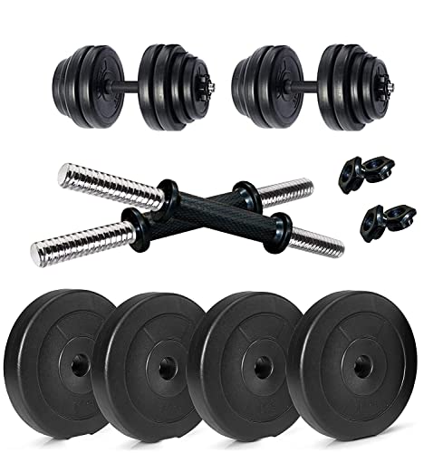 Spanco Home Gym with 36 Kg. P.V.C Weight Plates (5 Kg. X 4 = 20 Kg. + 2.5 Kg. X 4 = 10 Kg. + 3 Kg. X 2 = 6 Kg.), Chrome 14 Inch Dumbbell Rodsfor Fitness, Weight Lifting (B0BF2KMP7B) Amazon Price History, Amazon Price Tracker