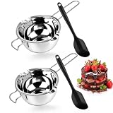 2 Pcs Wasserbad Schmelzschale,Schokoladen Schmelztopf,Schokolade Schmelzen