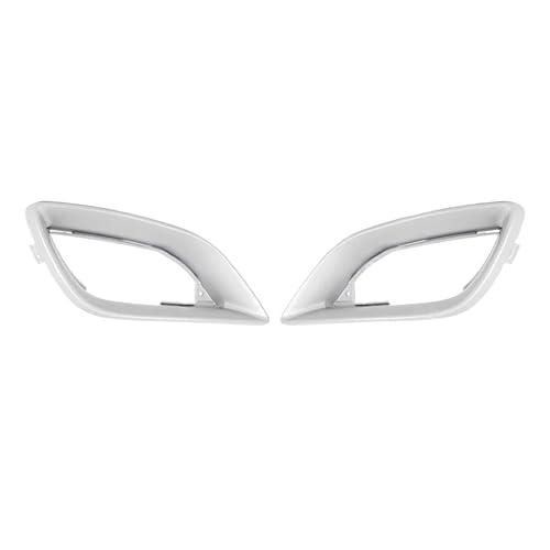 Compatible With Mercedes Benz W251 R-Class R280 R300 R320 R350 R430 R500 2006-2009 Front Bumper Fog Lamp Light Cover Frame Trim Lid Bezel(Silver one pair)
